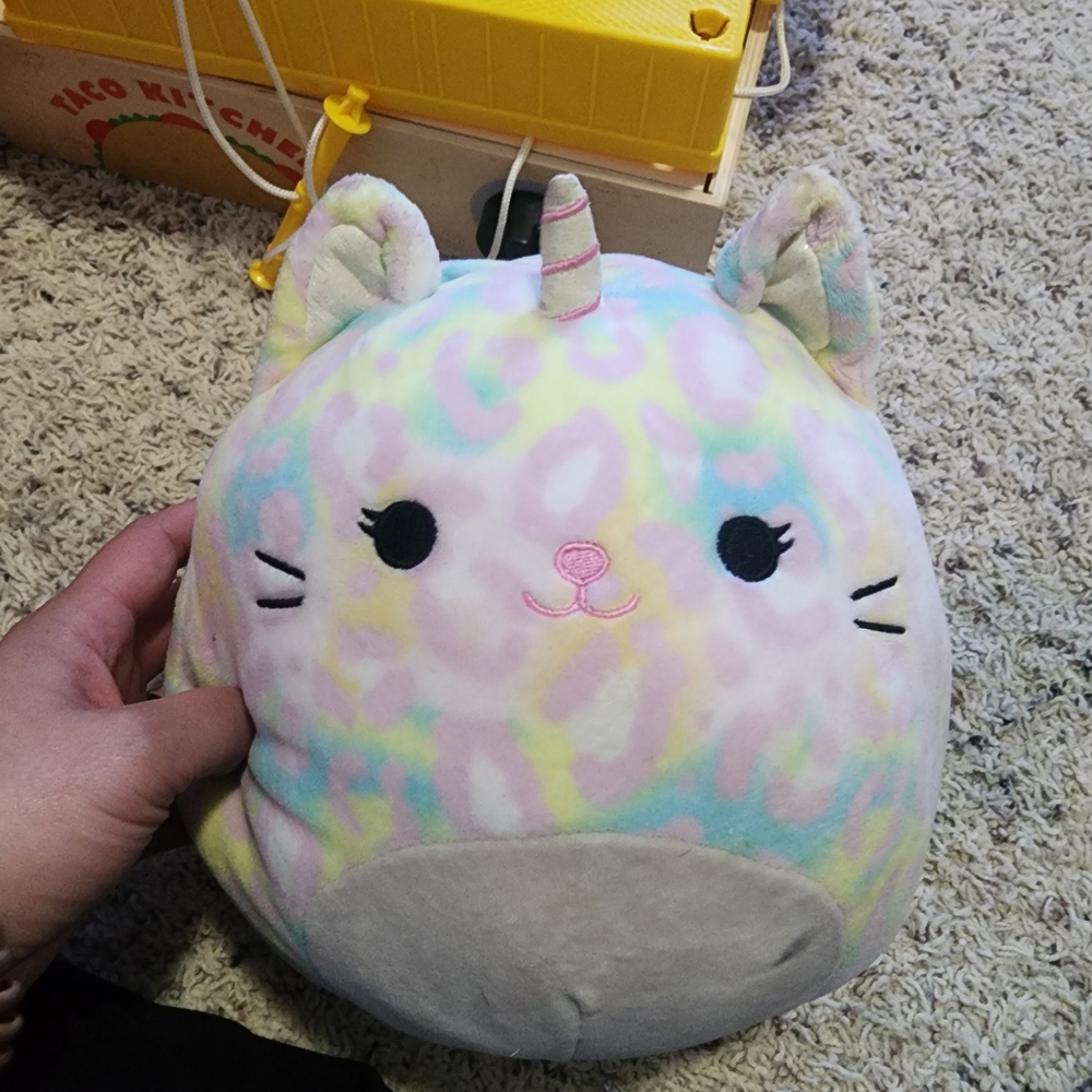 Pastel Unicorn Cat Plush